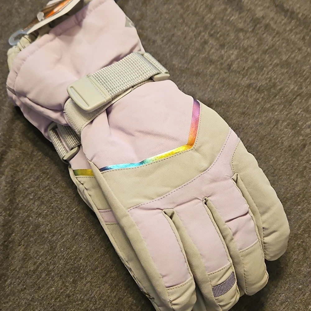 🖐♡Ozark Trail Lavender and Gray Kids Mittens